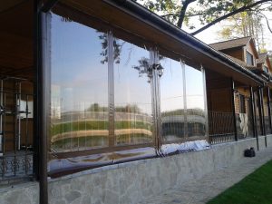 Прозрачные шторы ПВХ, прозрачные тентовые шторы, изготовления прозрачных штор пвх