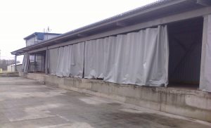 Тентовые шторы ПВХ, производство тентовых штор, изготовление тентовых штор, завесы ПВХ
